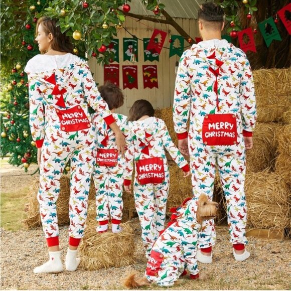PatPat Other - PatPat Men’s Pajamas Christmas Family Pjs Matching Set Dinosaur Costume
